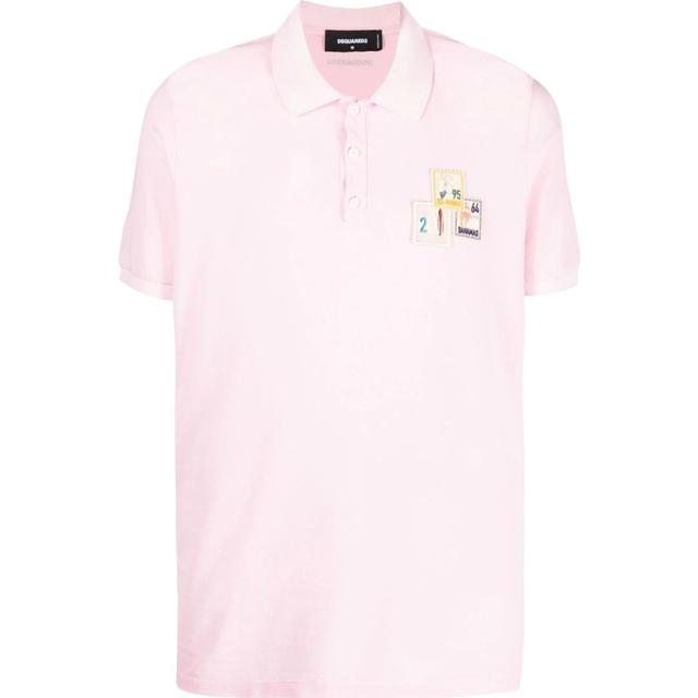 Polo marškiniai trumpos rank. vyrams, Rožinė, Polo shirt