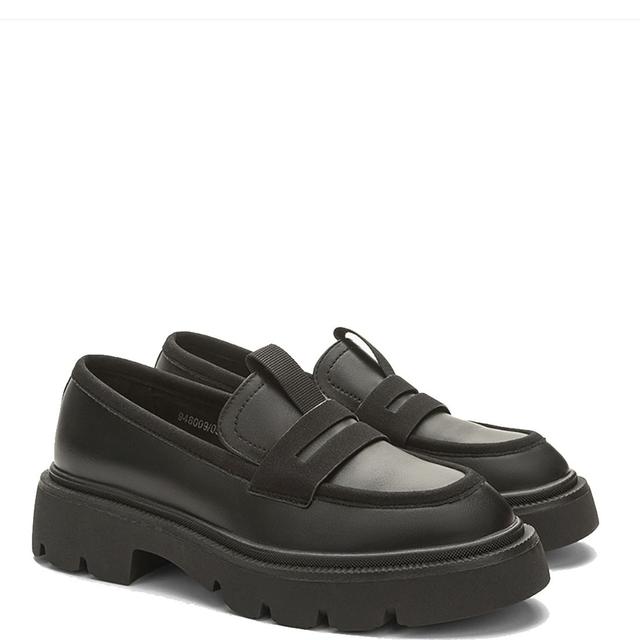 Loaferiai moterims, Juoda, Loafers, BETSY