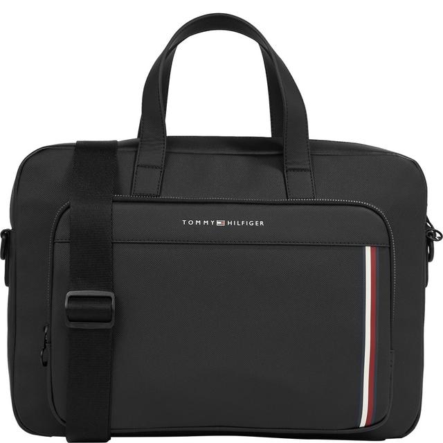 Dėklas kompiuteriui vyrams, Juoda, Pique slim computer bag