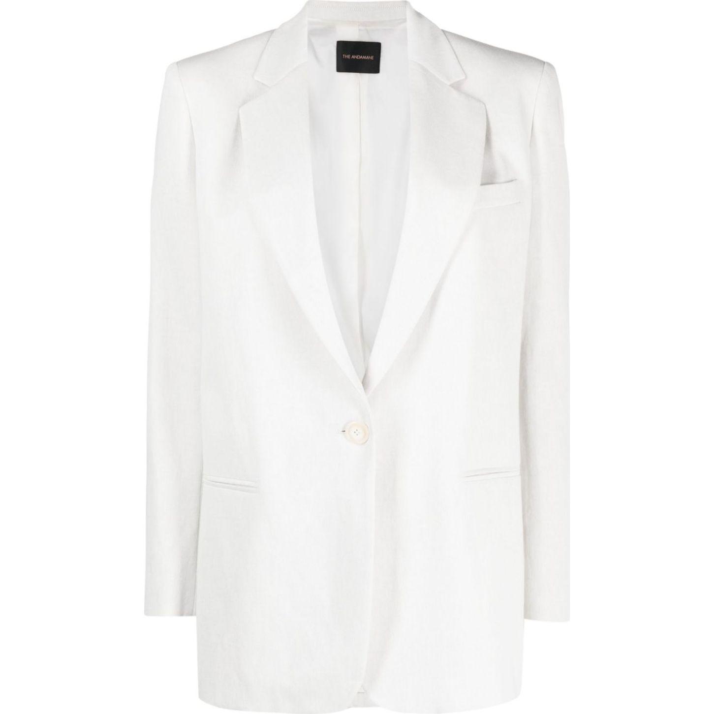 Švarkas moterims, Balta, Guia oversized blazer