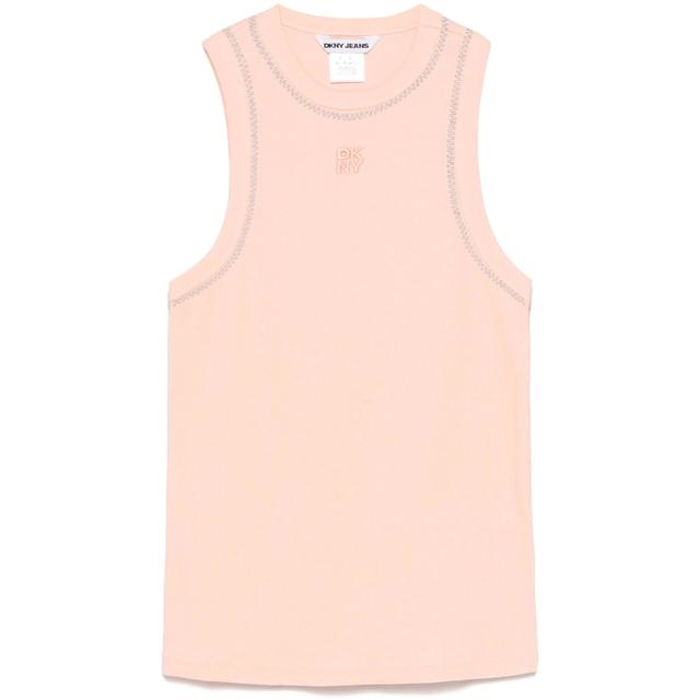 Megztinis moterims, Rožinė, Rhinestone at neck