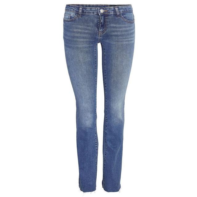 Tiesūs džinsai moterims, Mėlyna, NMEVIE LW BOOTCUT JEA