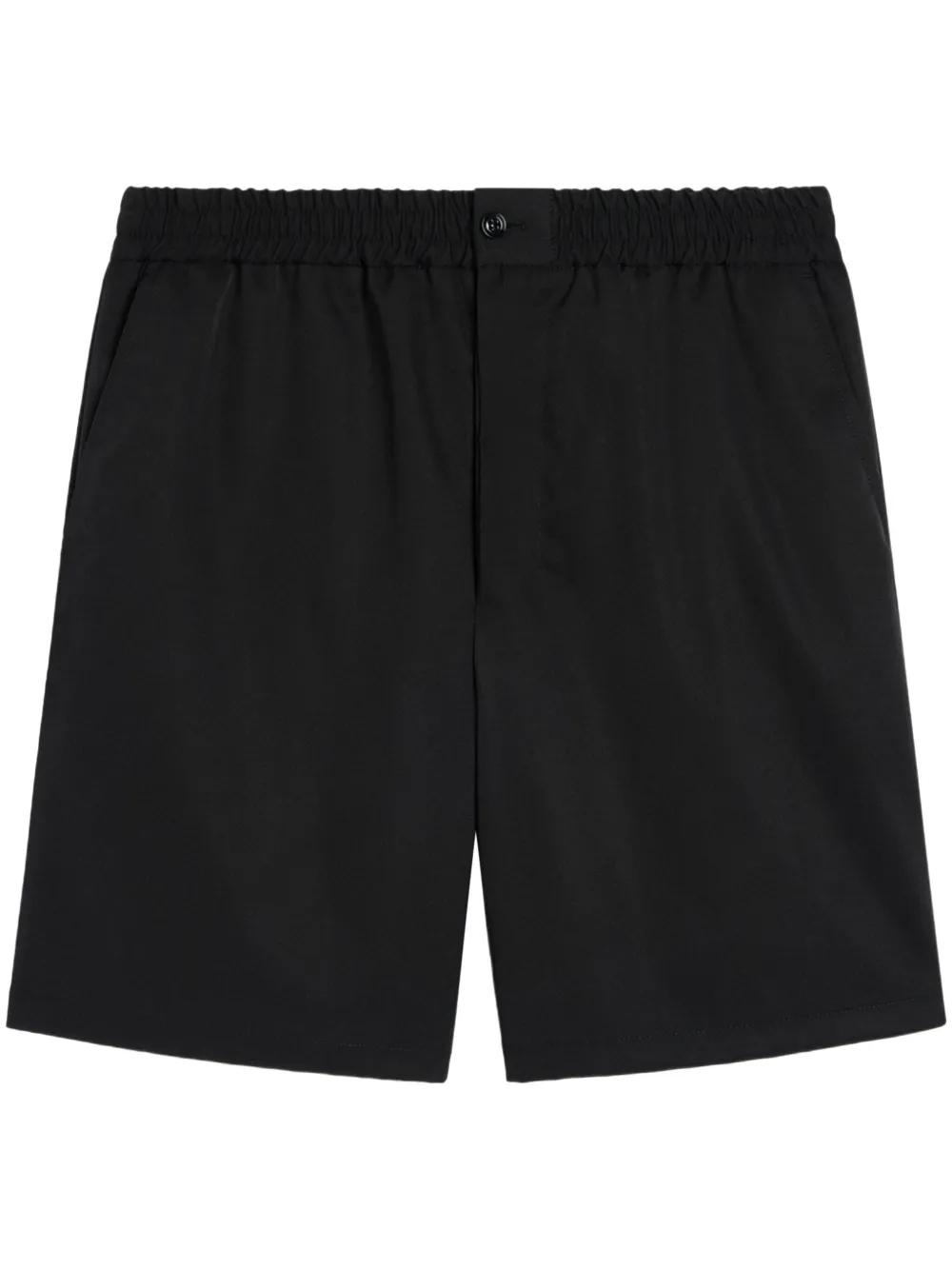Šortai vyrams, Juoda, Elasticated-waist shorts