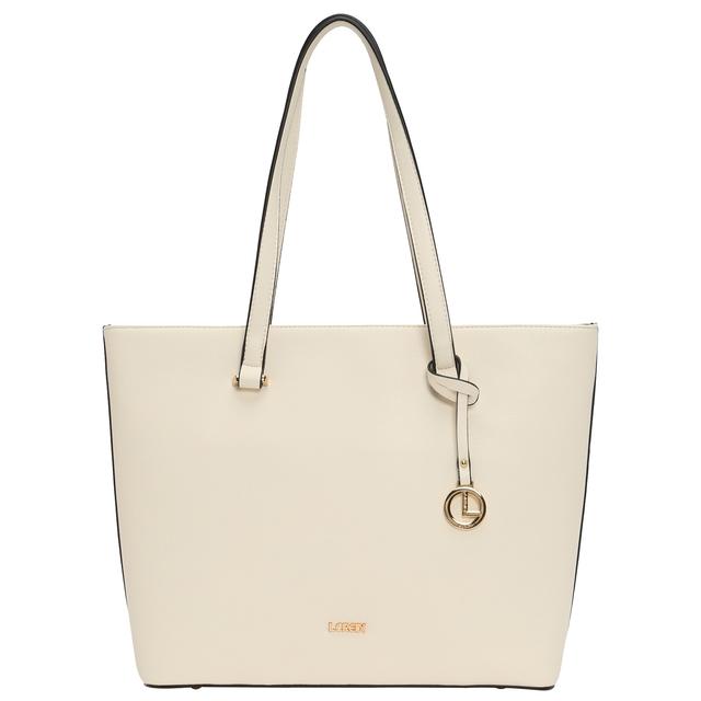 Pirkinių krepšys moterims, Balta, Filippa tote bag