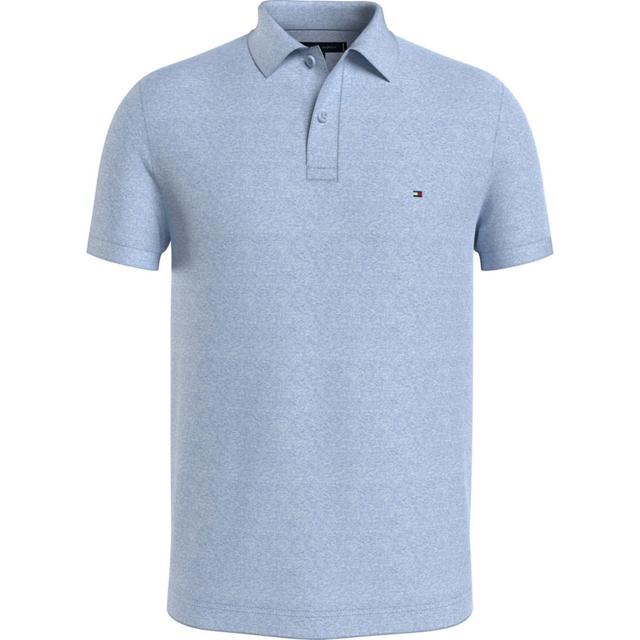 Polo marškiniai trumpos rank. vyrams, Mėlyna, Pretwist mouline slim fit polo