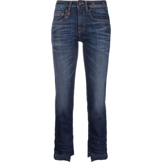 Tiesūs džinsai moterims, Mėlyna, Boy straight