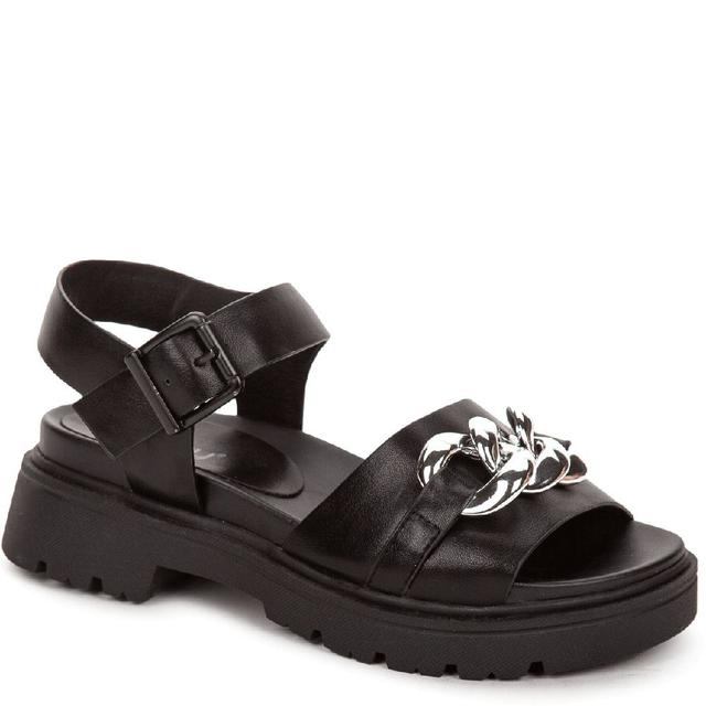 Basutės mergaitėms, Juoda, SANDALS