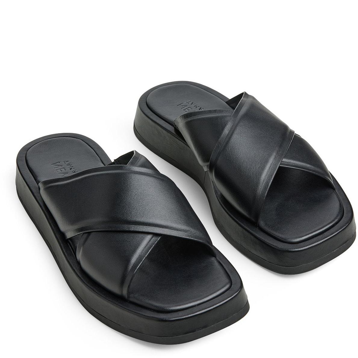 Šlepetės moterims, Juoda, Slippers