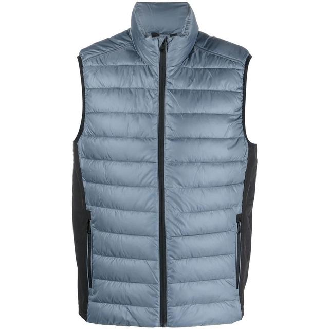 Pūkinė liemenė vyrams, Pilka, Recycled side logo vest