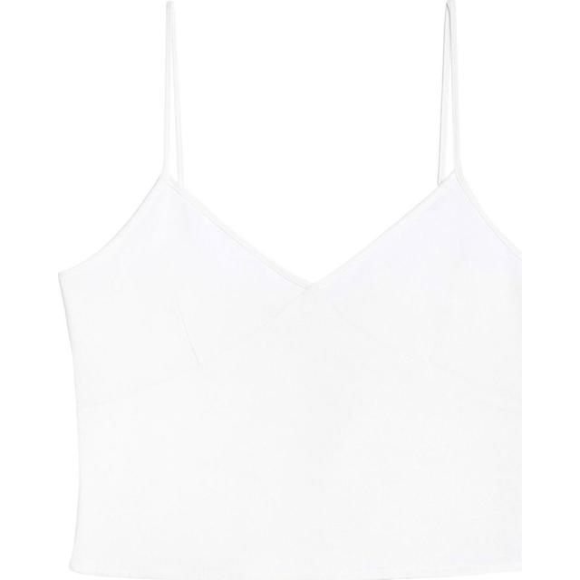 Palaidinės moterims, Balta, V neck tank top