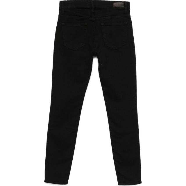 Aptempti džinsai moterims, Juoda, Full length skinny