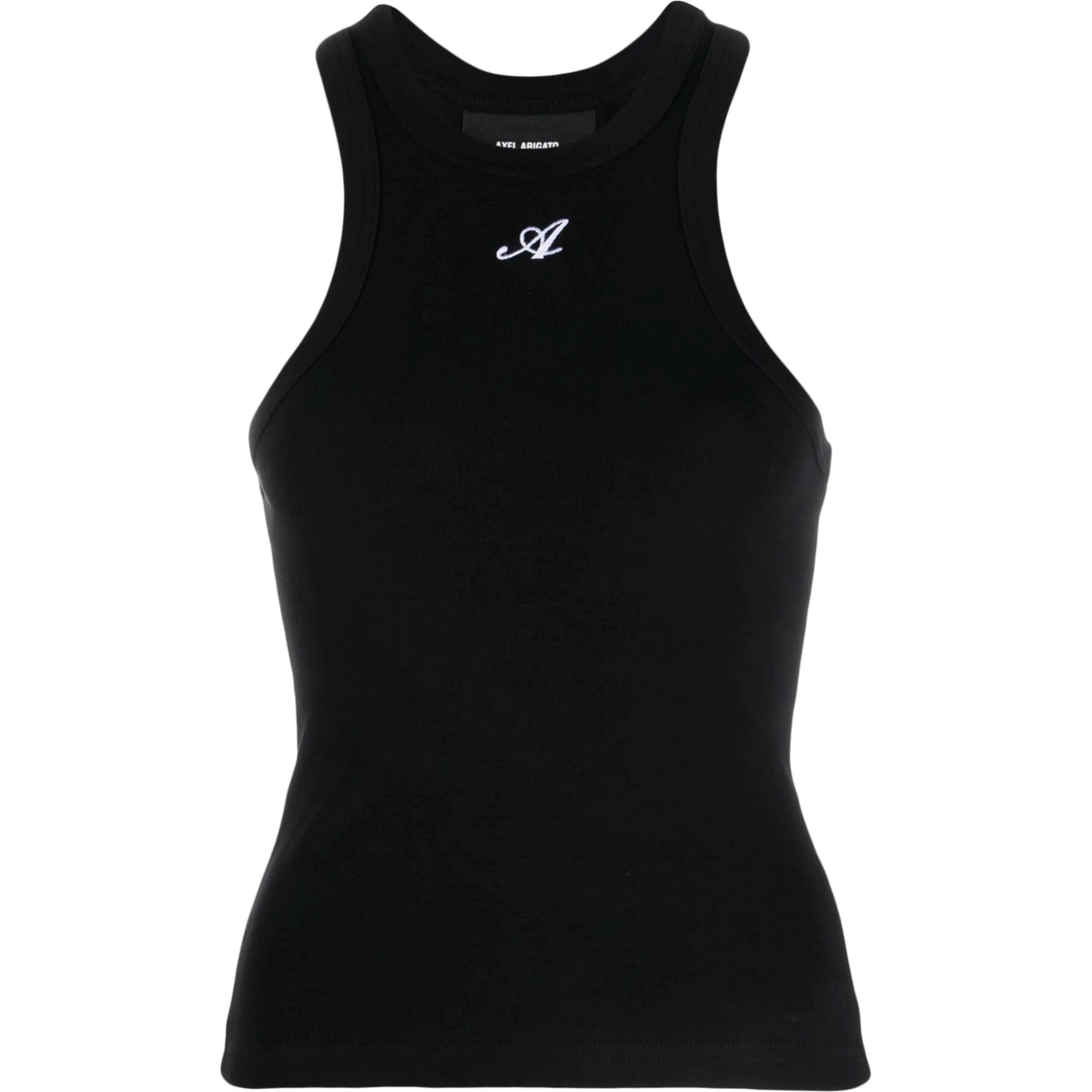 Marškiniai be rankovių moterims, Juoda, Signature Tank Top