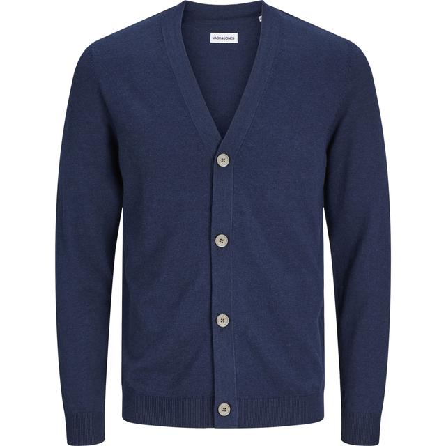 Kardiganas vyrams, Mėlyna, Emil knit button cardigan