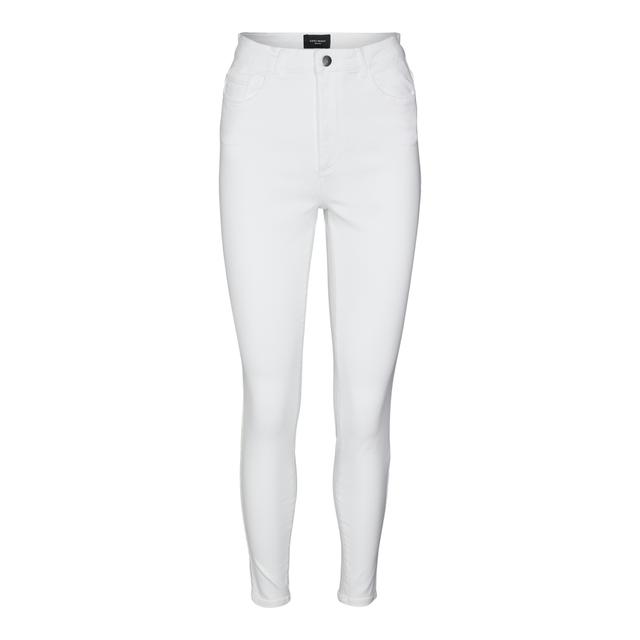Aptempti džinsai moterims, Balta, VMSOPHIA HW SKINNY J