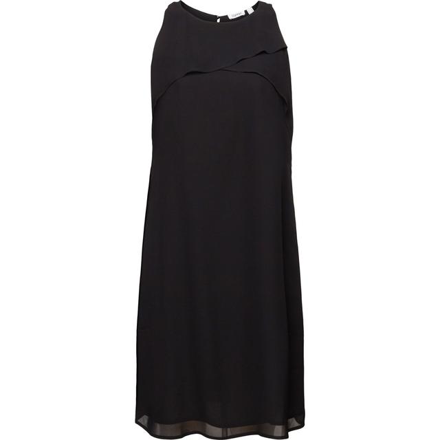 Midi suknelė moterims, Juoda, sus*crep chiffo Midi dress