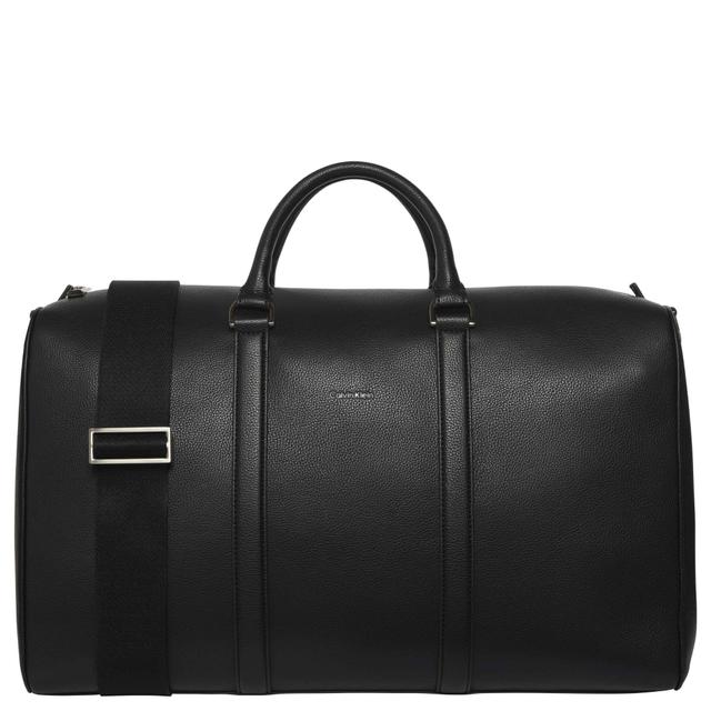 Rankinė, krepšys vyrams, Juoda, raised duffle