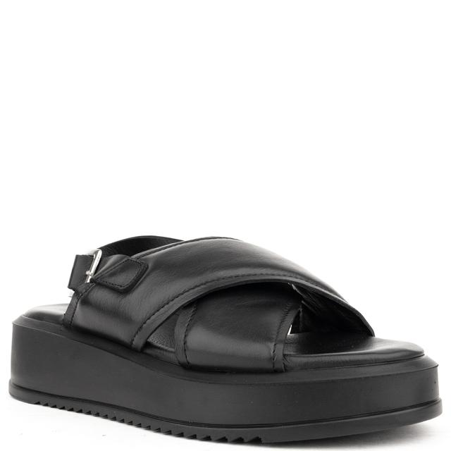 Basutės moterims, Juoda, Sandals