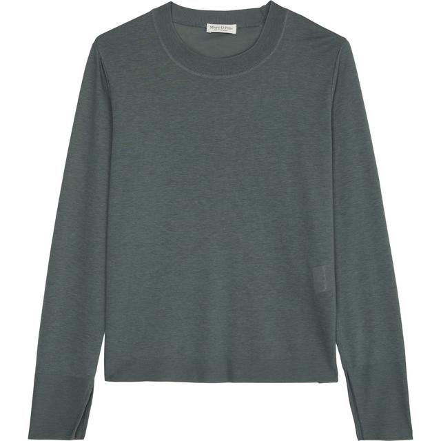 Marškinėliai ilgom. rankovėmis moterims, Žalia, Tshirts lo 410205052525