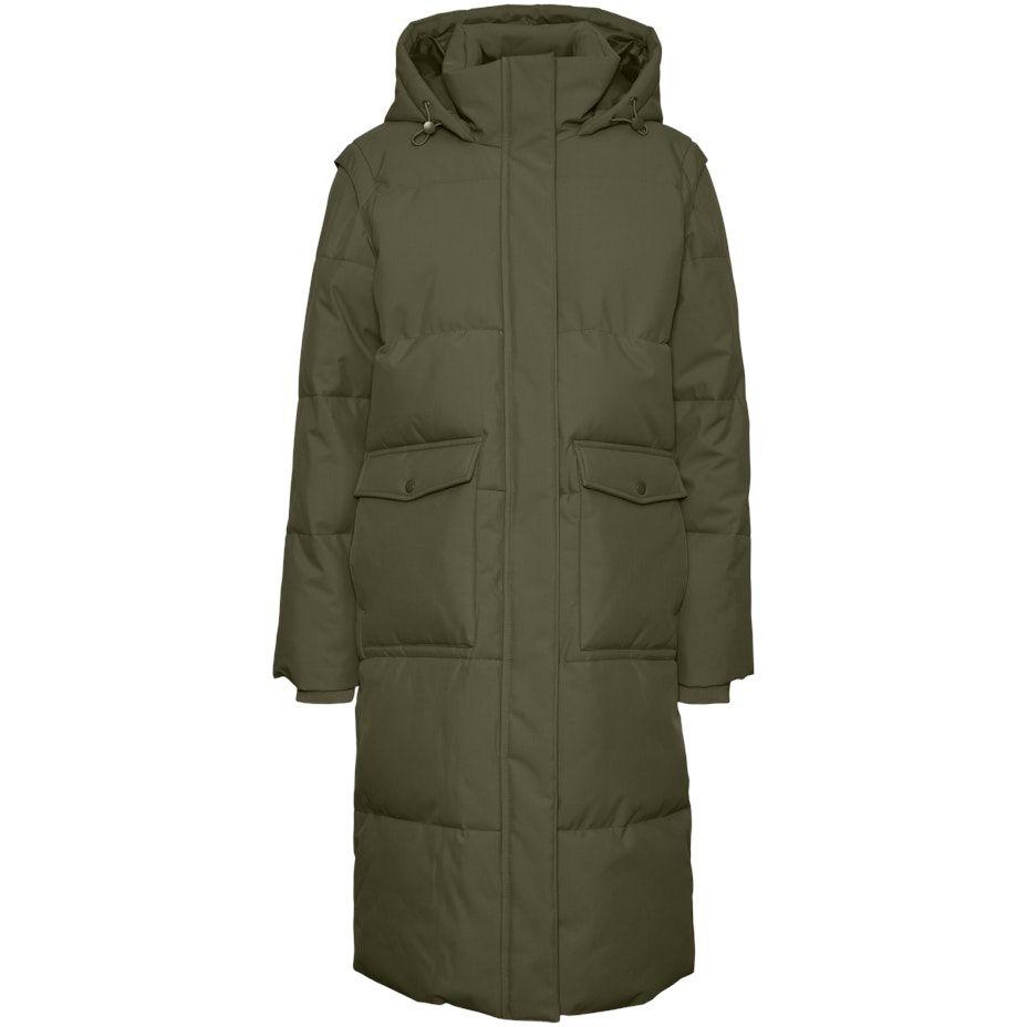 Paltas moterims, Žalia, VMMADELYN LONG COAT