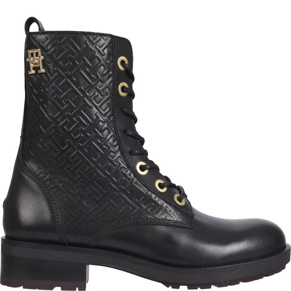 Aulinukai moterims, Juoda, THGRAM BIKER BOOT