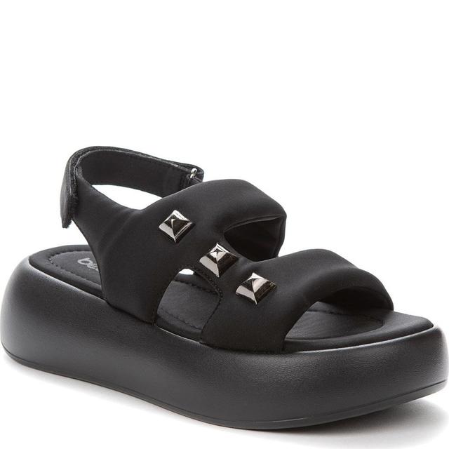 Basutės moterims, Juoda, SANDALS