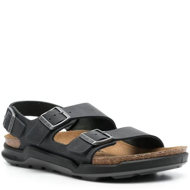 Basutės vyrams, Juoda,  Milano CT Sandals