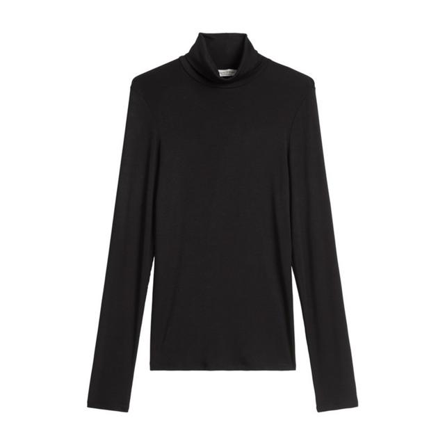 Palaidinės aukštinta apykakle moterims, Juoda, 509215752177 Turtn tops