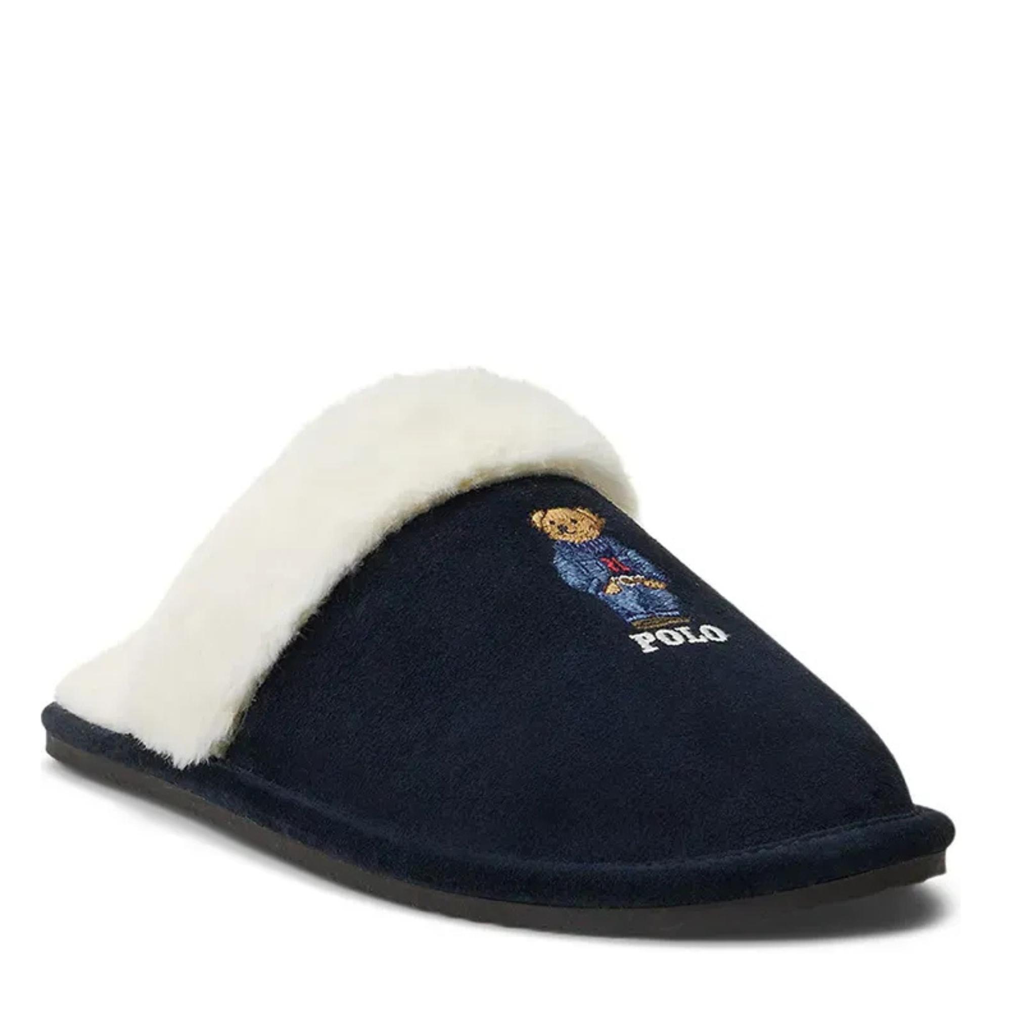 Šlepetės moterims, Mėlyna, Kelcie bear flats slipper