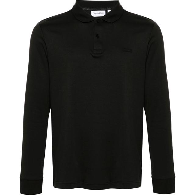 Polo marškiniai ilgos rank. vyrams, Juoda, L/s polo