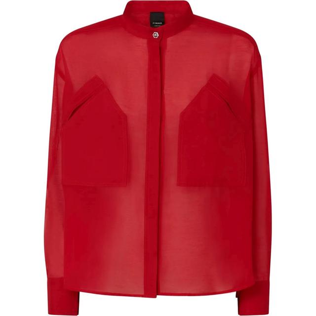 Marškiniai ilgomis rankovėmis moterims, Raudona, Andy shirt