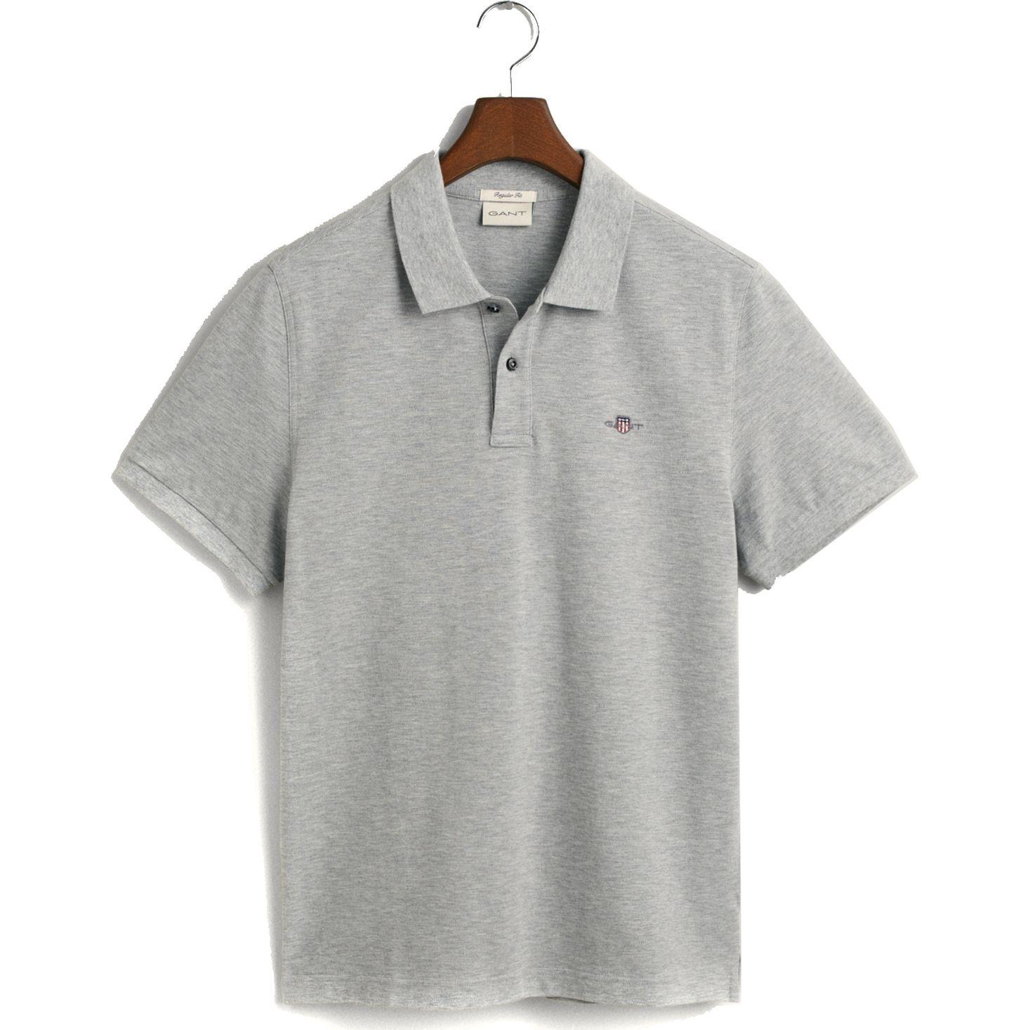 Polo marškiniai trumpos rank. vyrams, Pilka