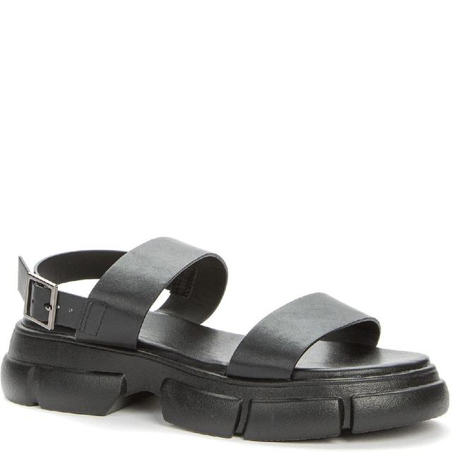 Basutės moterims, Juoda, SANDALS