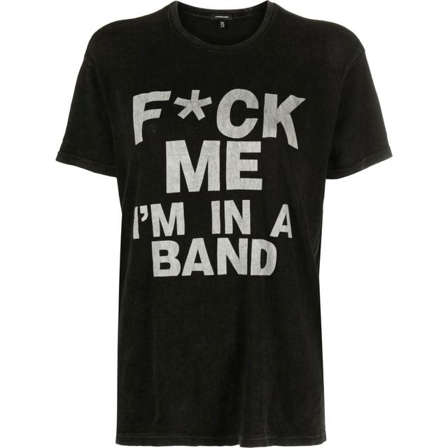 Marškinėliai trump. rankovėmis moterims, Juoda, I'm in a band (clean) t-shirt