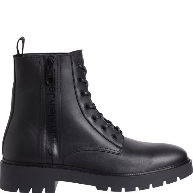 Aulinukai vyrams, Juoda, Combat mid laceup boot zip
