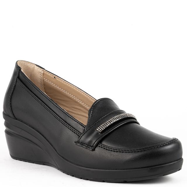 Loaferiai moterims, Juoda, Loafers