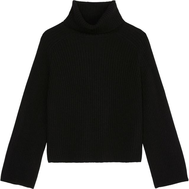 Megztinis su kaklu moterims, Juoda, Turtleneck M10621160585