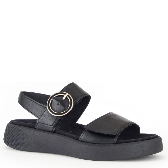 Basutės moterims, Juoda, Sandals