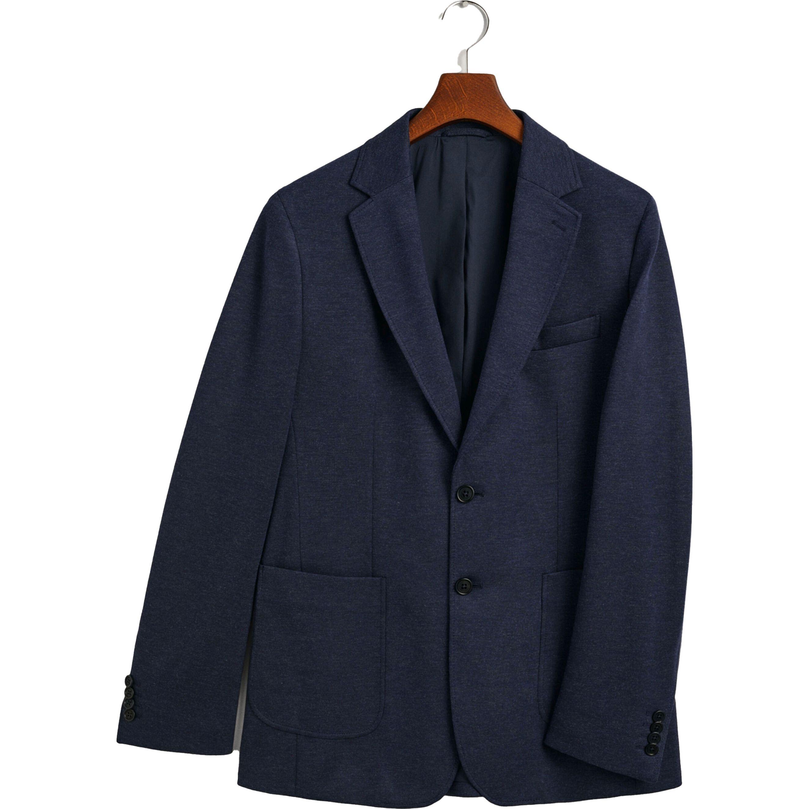Švarkas vyrams, Mėlyna, SLIM JERSEY BLAZER