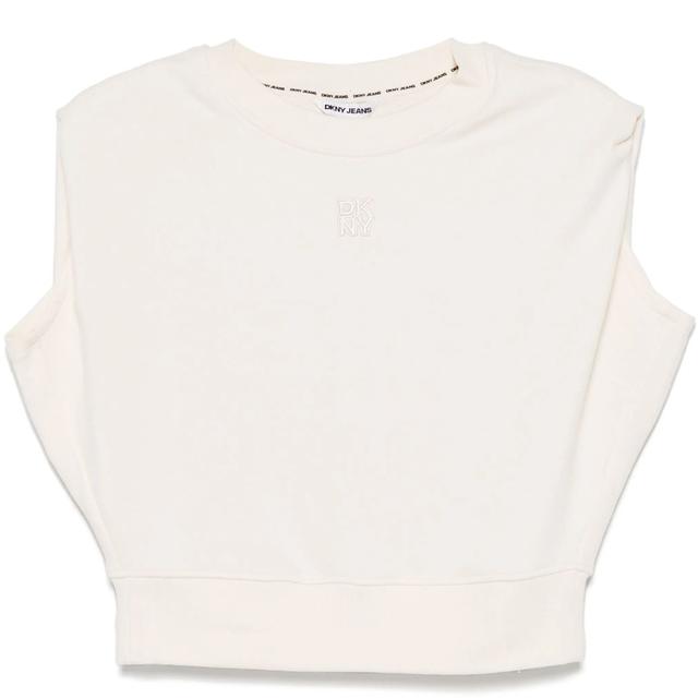 Megztinis moterims, Smėlio, Crew neck sleeveless
