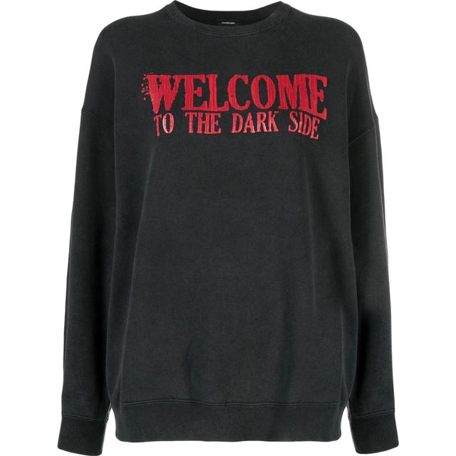 Sportinis nertinis moterims, Juoda, Welcome to dark side sweater