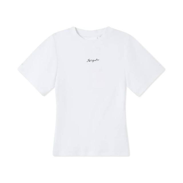 Marškinėliai trump. rankovėmis moterims, Balta, Sketch t-shirt