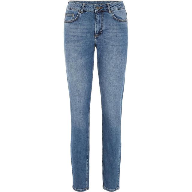 Tiesūs džinsai moterims, Mėlyna, NMJENNA NW STRAI