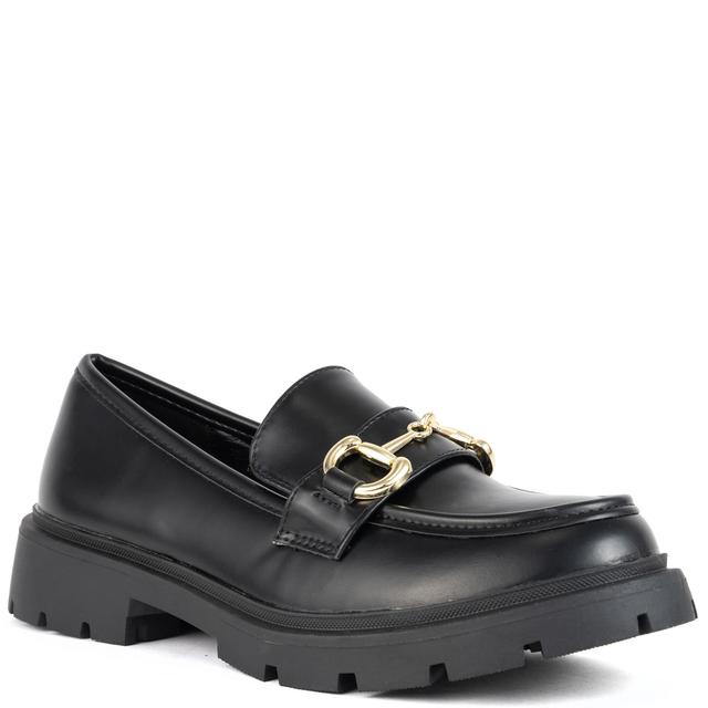 Loaferiai moterims, Juoda, Loafers 25SS