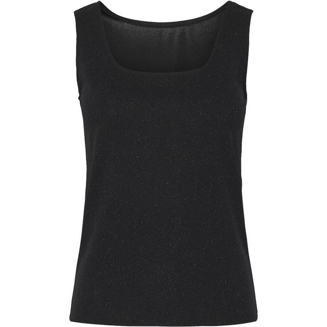 Marškiniai be rankovių moterims, Juoda, Paige reversible top