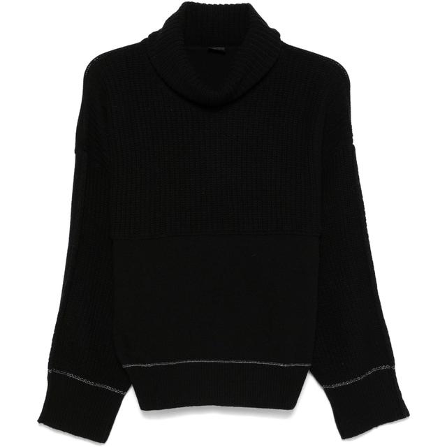 Megztinis moterims, Juoda, Knitted sweater