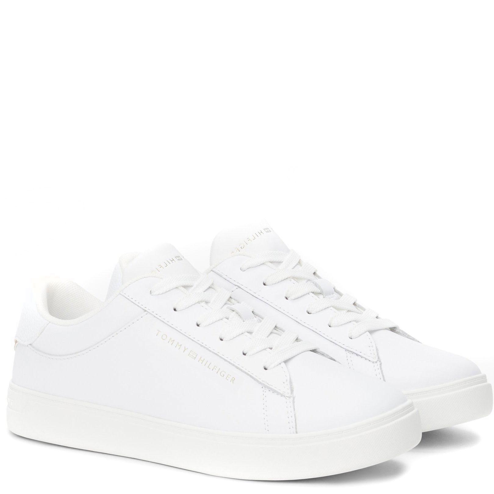 Laisvalaikio bateliai moterims, Balta, Essential court sneaker