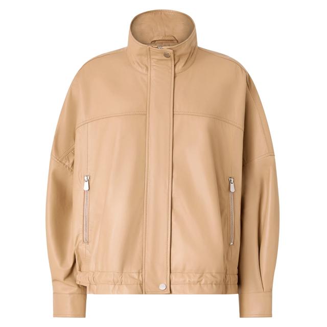 Odinė striukė moterims, Ruda, Bailee blouson