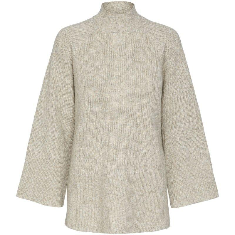 Megztinis moterims, Balta, PCJADE LS OVERSIZE H