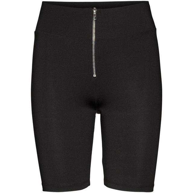 Šortai moterims, Juoda, NMGAIA HW ZIP BIKER S