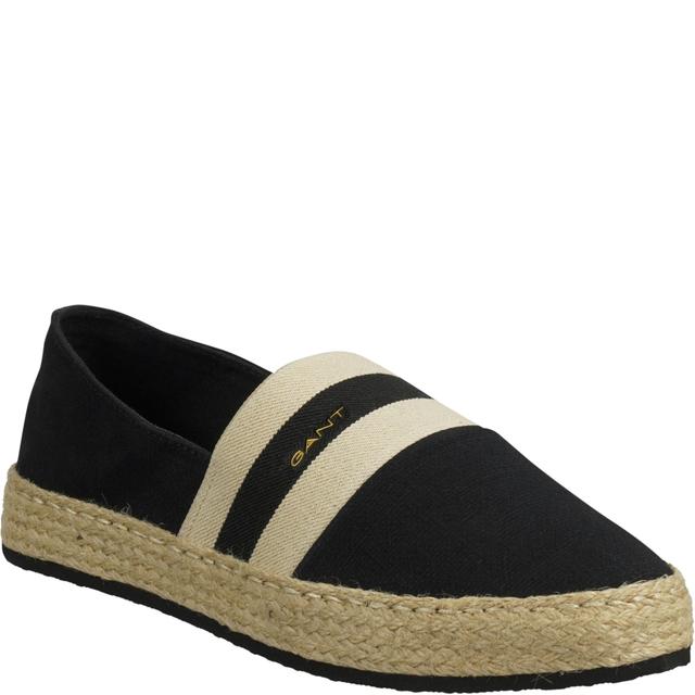 Espadrilės moterims, Juoda, Raffiaville espadriles